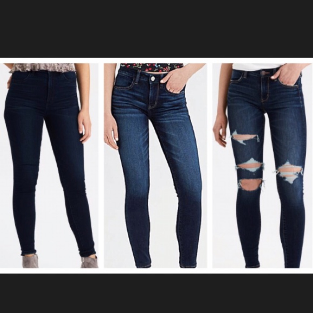 3 Pair of AE Jeggings